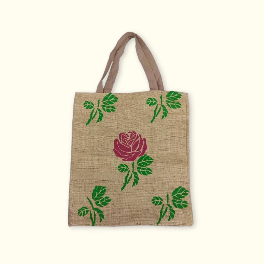 Bloom Bloom Handcrafted Bag with vibrant floral art, lovingly crafted by different abled children