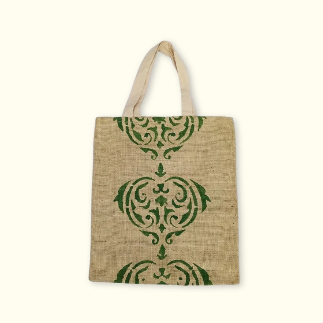 Rustic Rustic handcrafted bag with earthy patterns, handcrafted with care by special children.